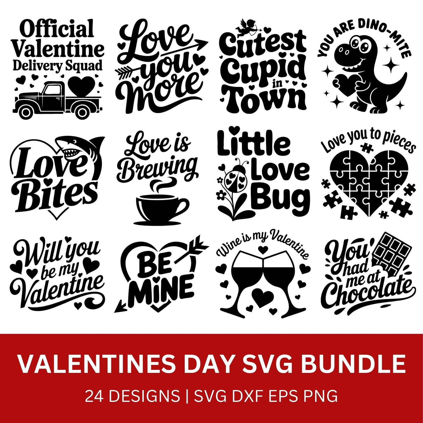 Valentine's Day SVG bundle PLR
