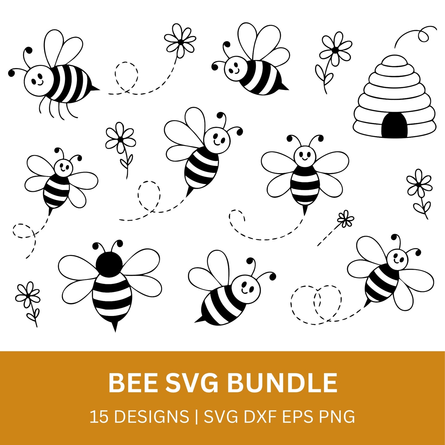 Bee SVG Bundle PLR