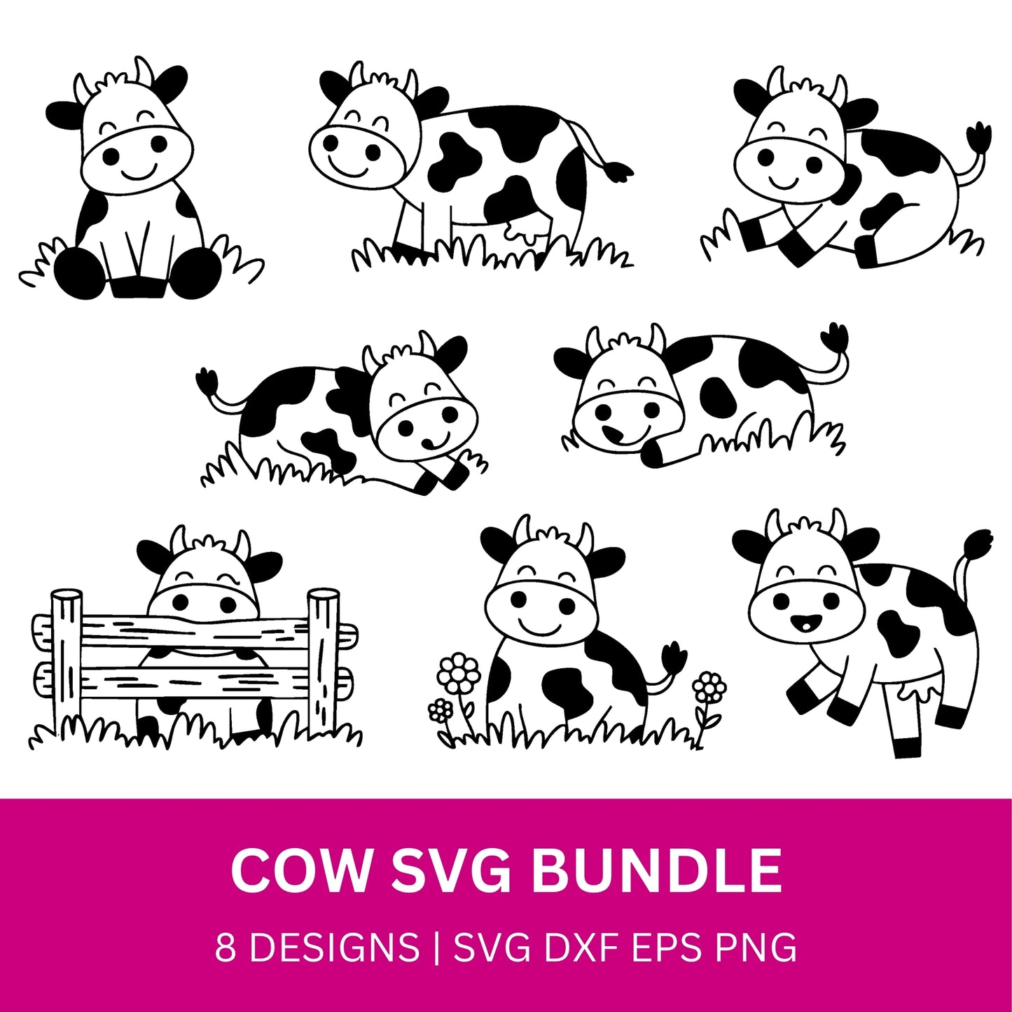 Cow SVG Bundle PLR