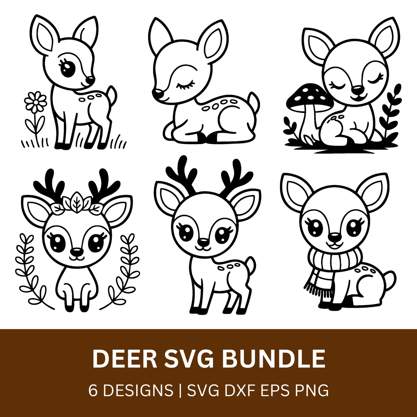 Deer SVG Bundle PLR