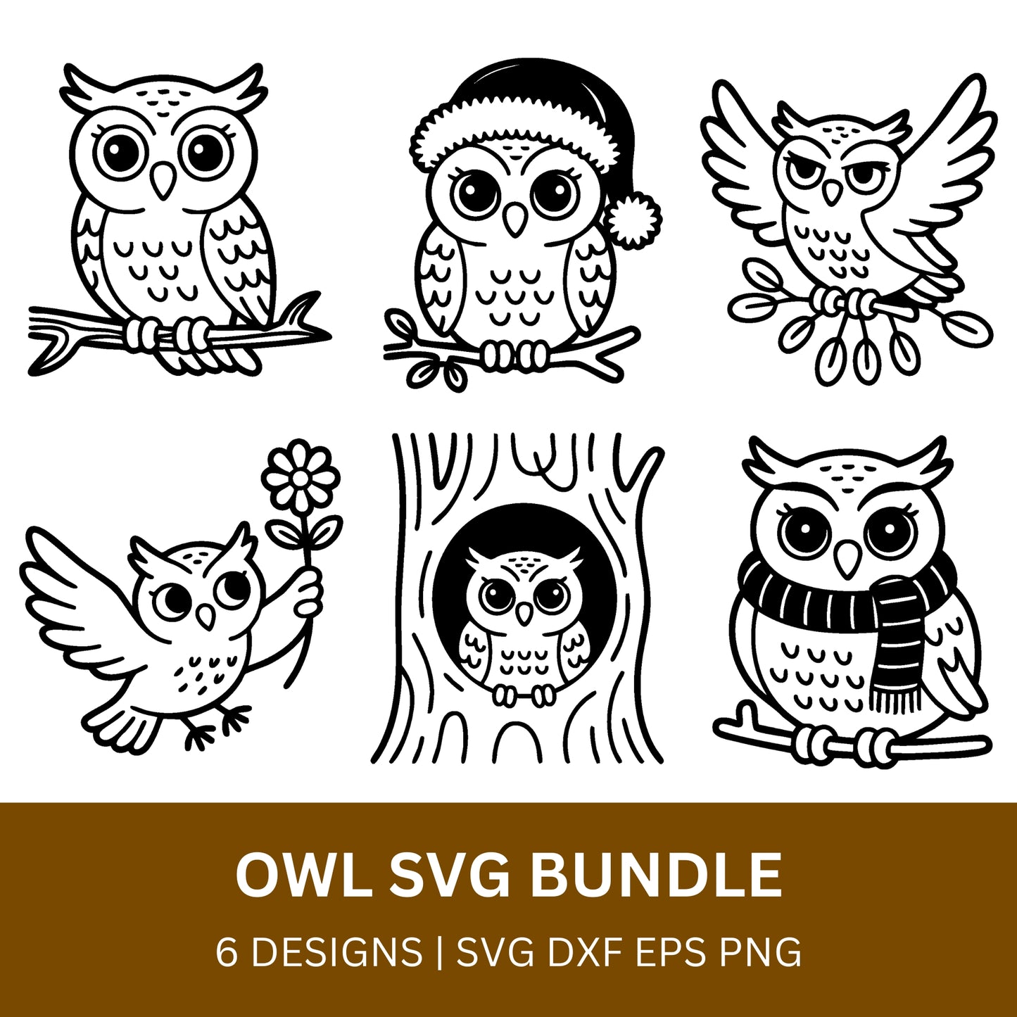 Owl SVG Bundle PLR