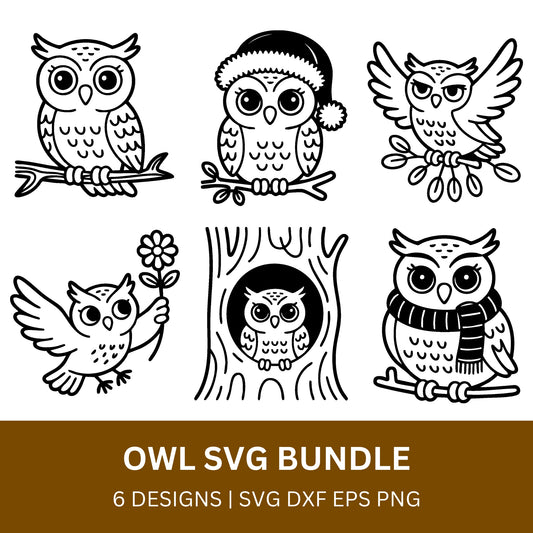Owl SVG Bundle PLR