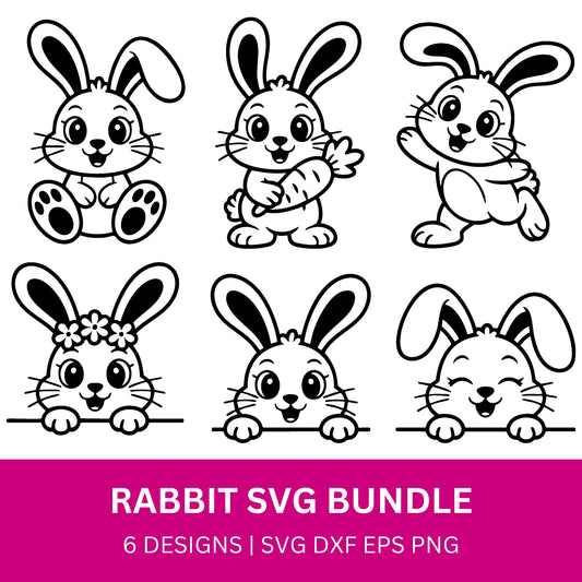 Rabbit SVG Bundle PLR
