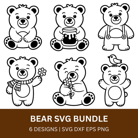 Bear SVG Bundle PLR