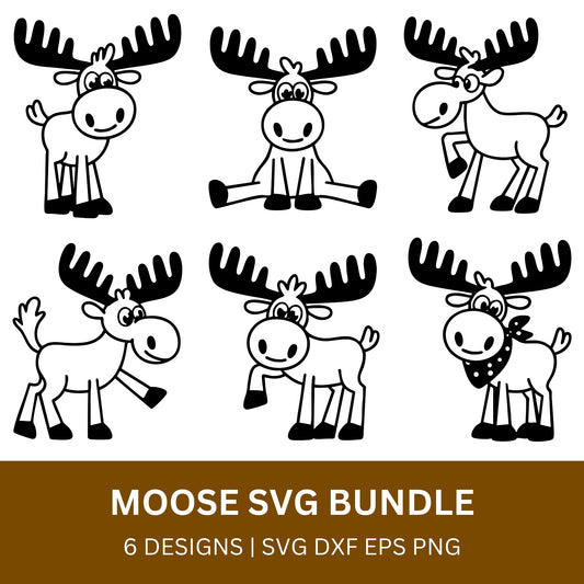 Moose SVG Bundle PLR