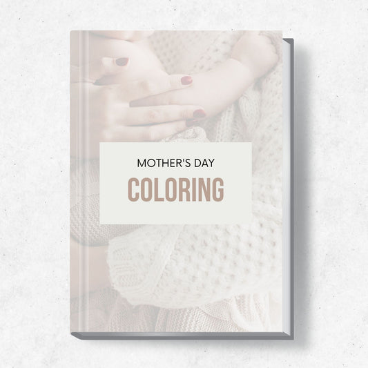 Mothers day coloring book MRR