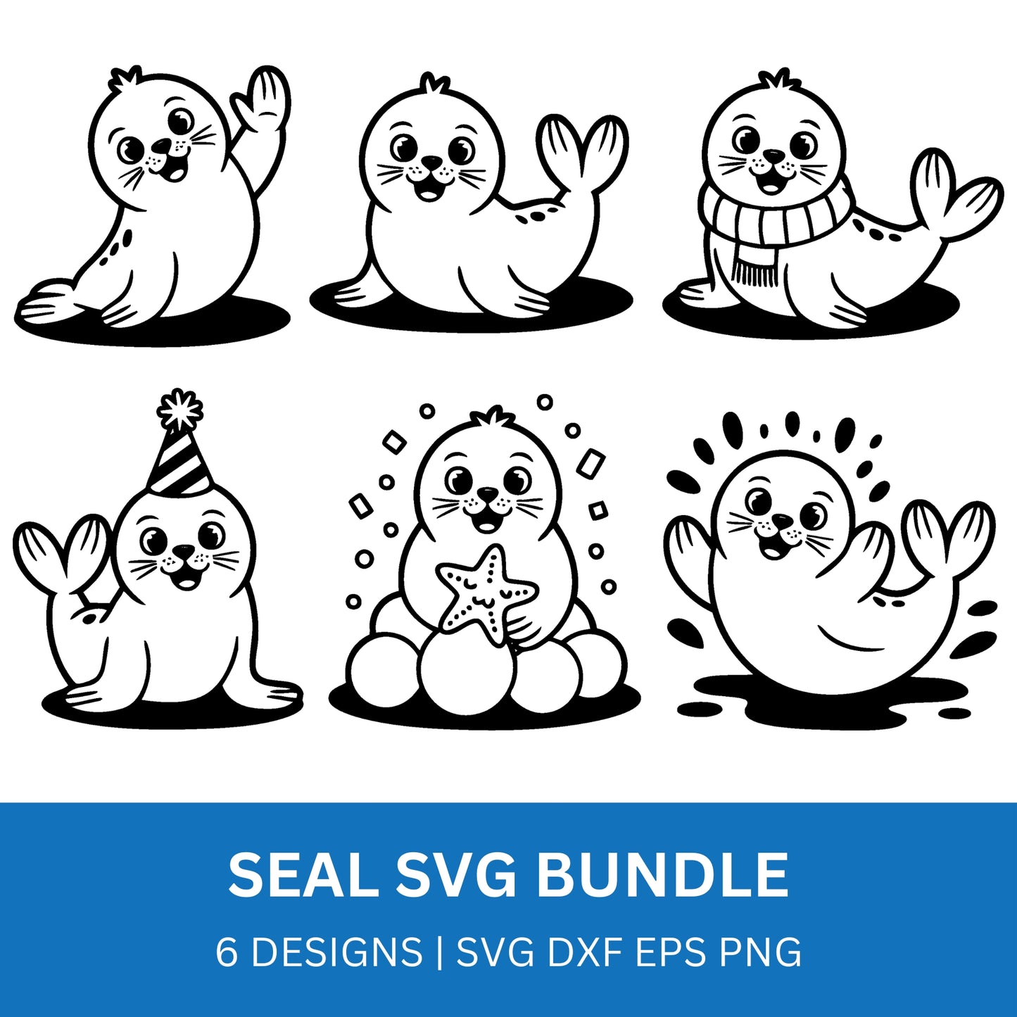 Seal SVG Bundle PLR
