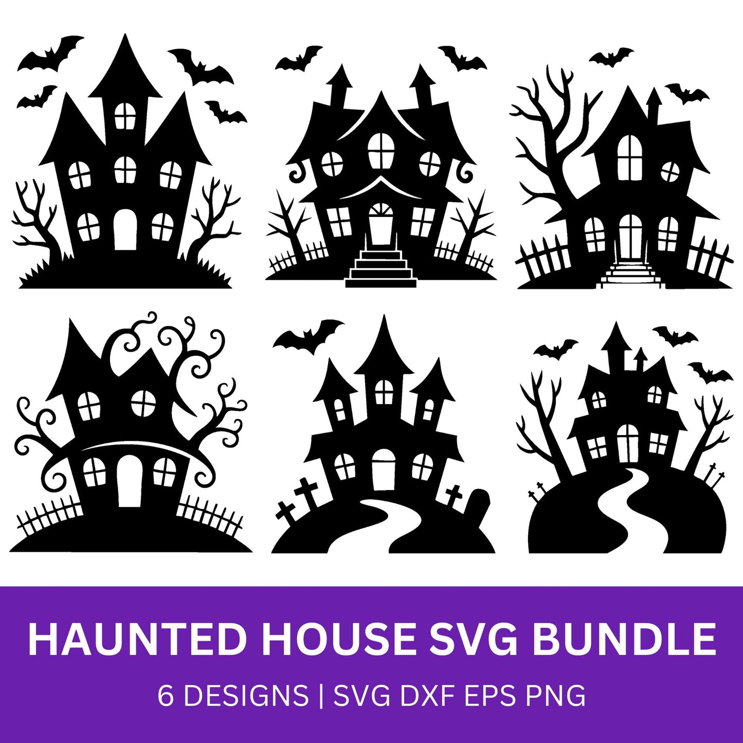 Haunted House SVG Bundle PLR