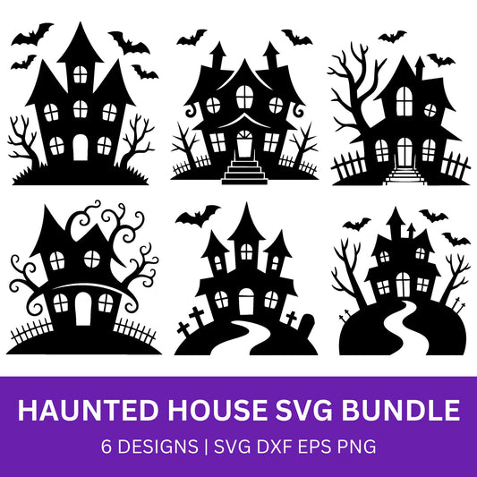 Haunted House SVG Bundle PLR