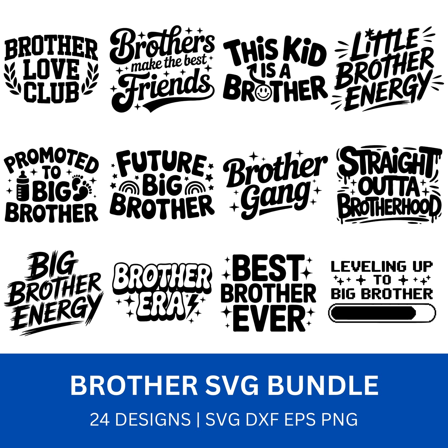 Brother SVG Bundle PLR