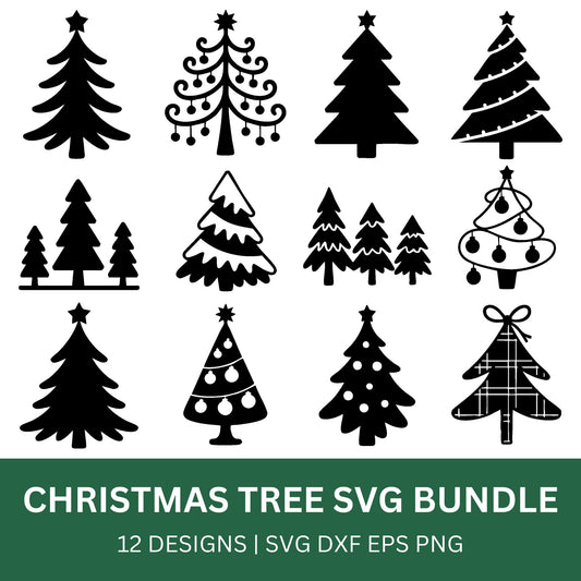 Christmas Tree SVG Bundle PLR