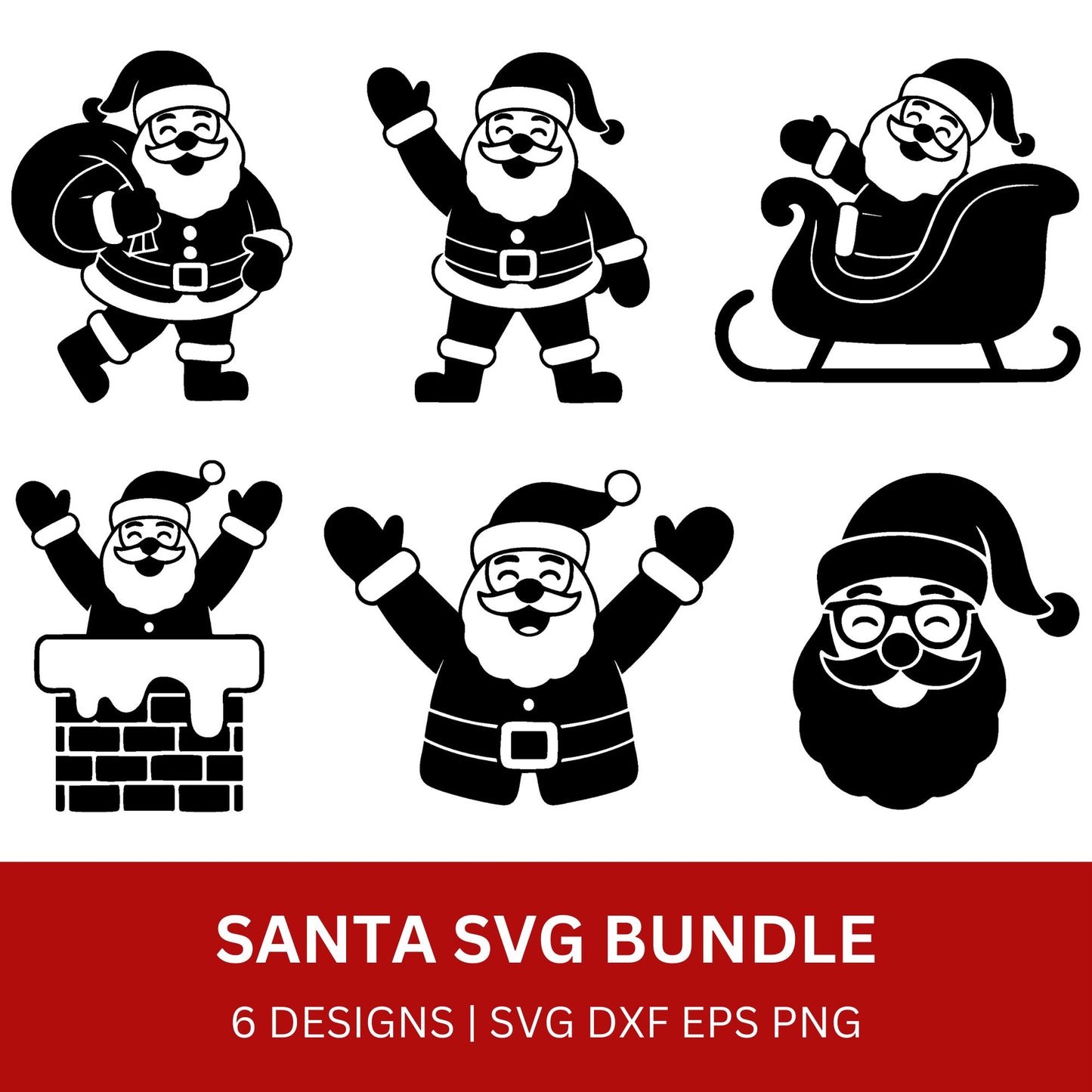 Santa SVG Bundle PLR