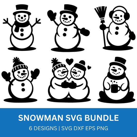 Snowman SVG Bundle PLR