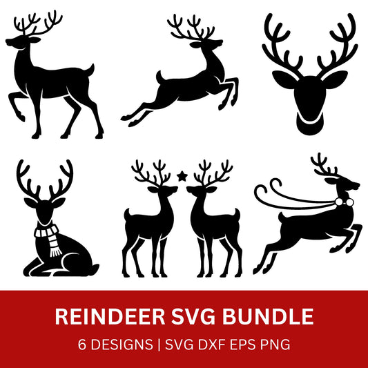 Reindeer SVG Bundle PLR