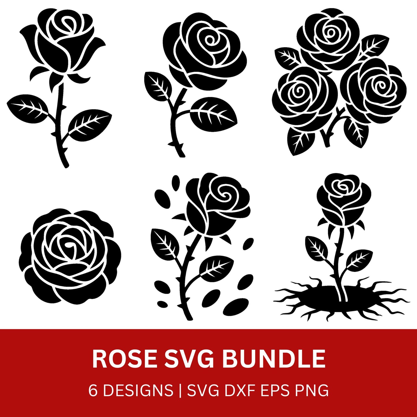 Rose SVG Bundle PLR