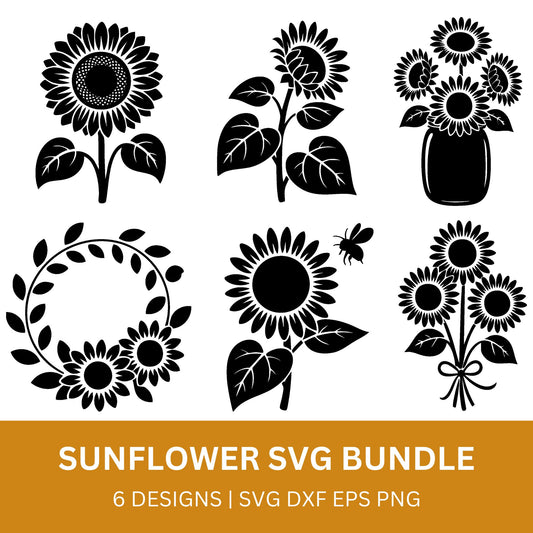 Sunflower SVG Bundle PLR