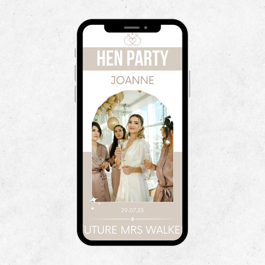 Hen Party Itinerary Template Mobile PLR