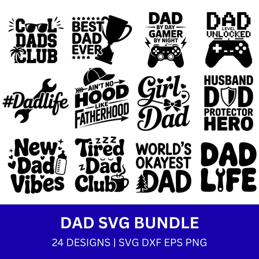 Dad SVG Bundle PLR