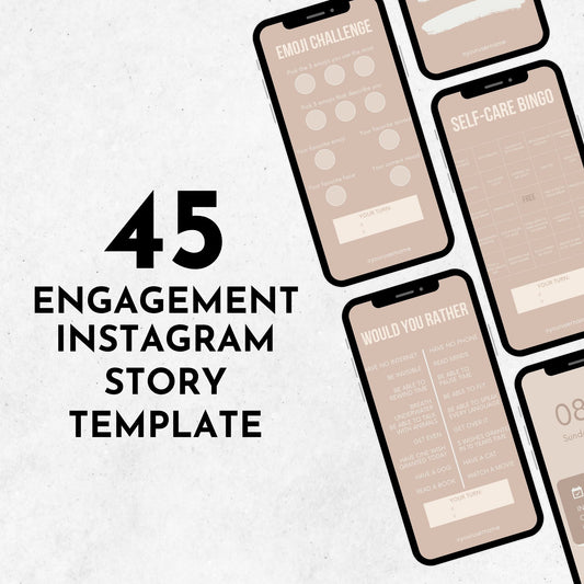 Engagement Booster Instagram Story Templates MRR